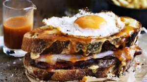 Adam Liaw's Francesinha. <b>Photo:</b>William Meppem.
 <b>Styling:</b> Hannah Meppem.