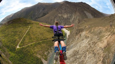 The Nevis, New Zealand: Perhaps worse than dangling over a gorge in a tiny cable car is knowing that, very soon, you're ...