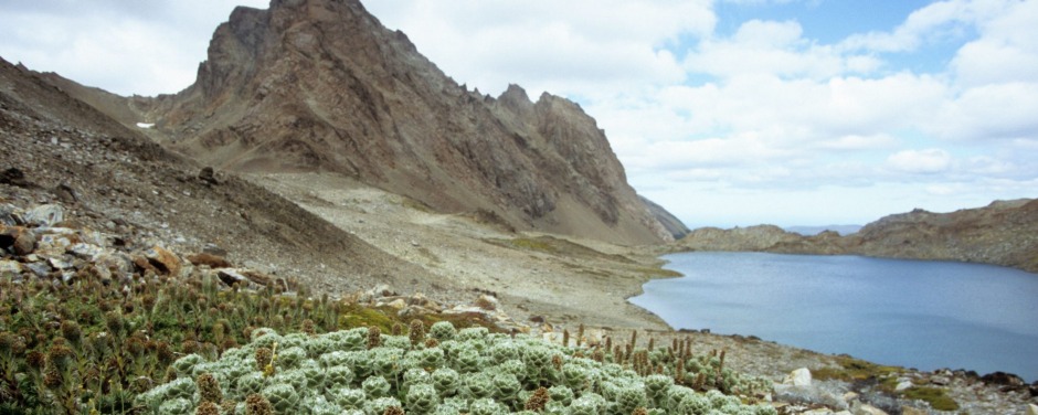 The dramatic pinnacles of the highest of the Dientes massif.