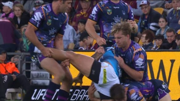 Smith facing ban for 'wishbone' tackle on former teammate Proctor