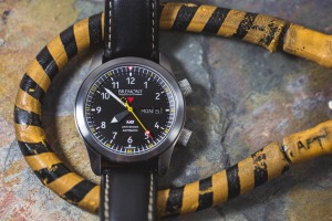 Bremont Martin-Baker Special Edition MB1—and the ejection seat handle you have to pull to get one