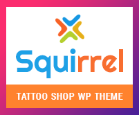 Squirrel - Tattoo Shop WordPress Theme