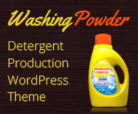 Washing Powder - Detergent Production WordPress Theme & Template