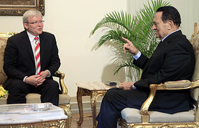 Rudd & Mubarak