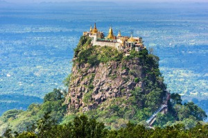 Mount Popa, Myanmar.