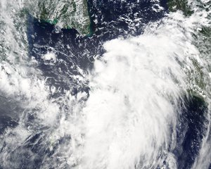 Subtropical Storm Alberto in the eastern Gulf of Mexico on May 26, 2018