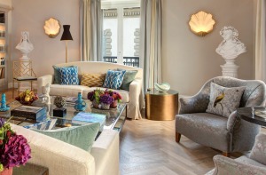 The lavish Presidential Suite is a sumptuous home from home in central Florence.