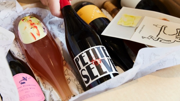 A box from A Wine Service.