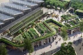 'World first' development in Australia has farm on shopping centre roof