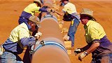 Building the gas pipeline in Queensland