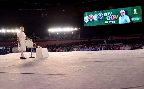 PM Modi participates in historic MyGov Town hall