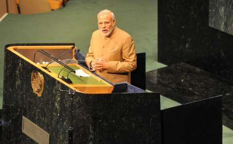 PM Modi addresses the UN Summit for adoption of Post-2015 Development Agenda