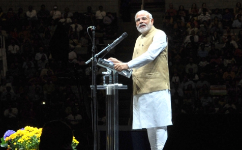 PM Narendra Modi interacts with Indian Community in San Jose, California