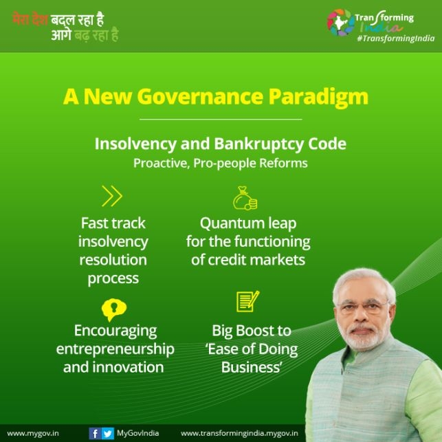 A New Governance Paradigm - Insolvency and Bankruptcy Code