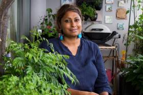 'My friends thought I'd gone mad': How Indira created a garden on her balcony