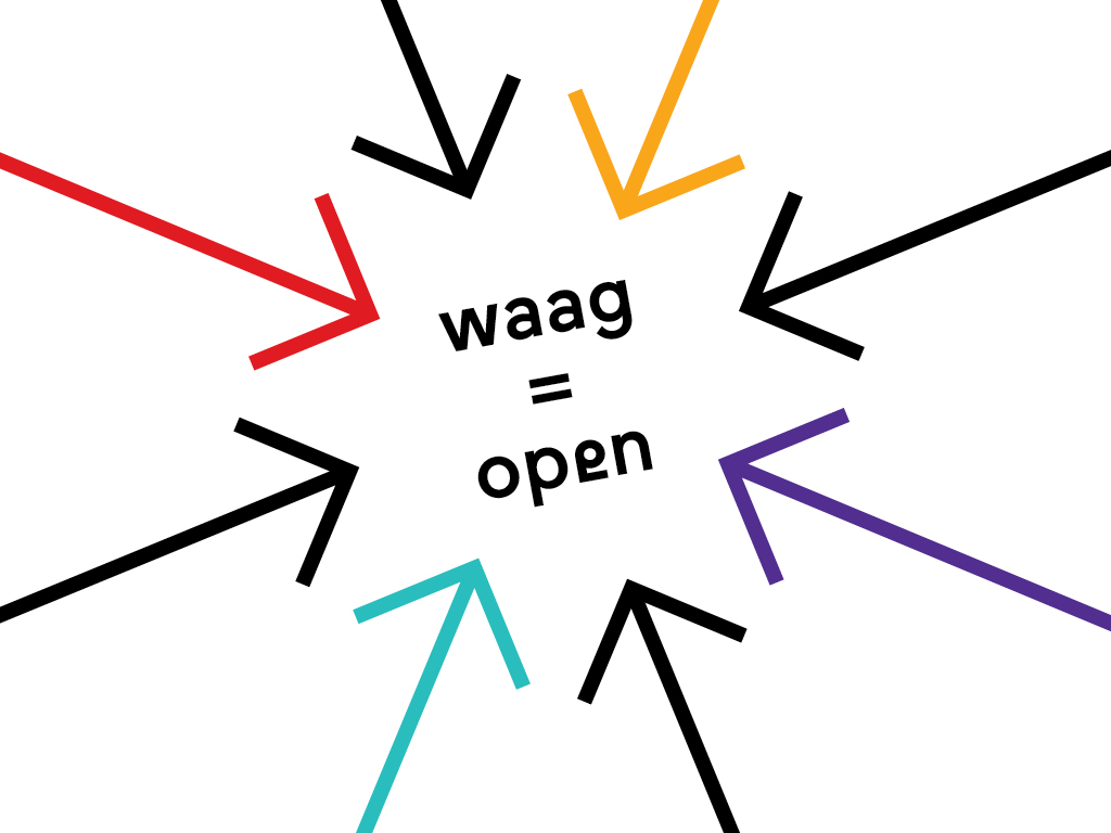 Waag is open