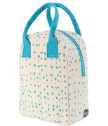 Fluf Zippered Lunch Blue Hearts