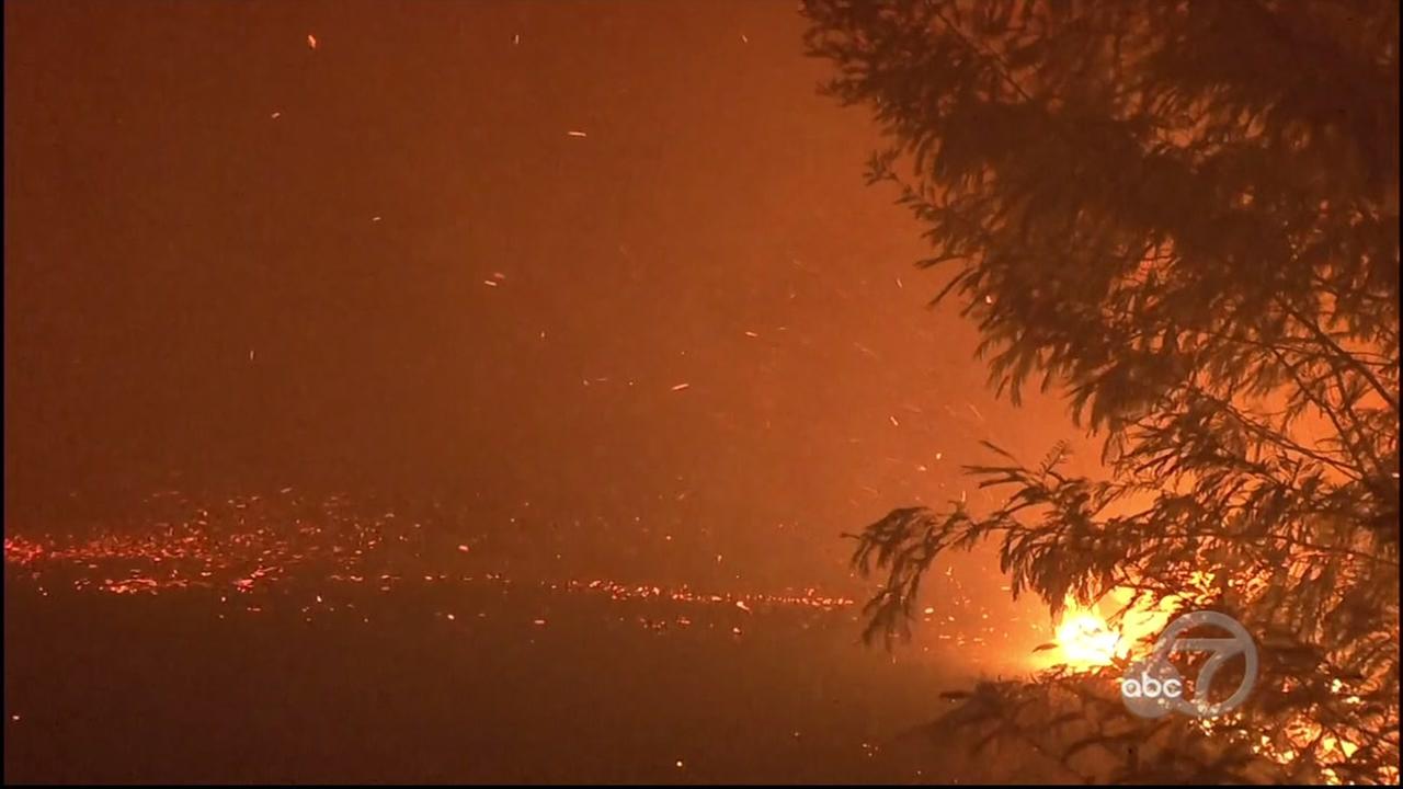 The North Bay fires rage in Oct. 2018.