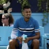 Nick Kyrgios in strife for simulating a sex act