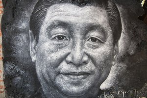 Xi Jinping 习近平, painted portrait DDC 8716 1 (9918515283)