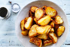 Salt and vinegar potatoes:  Your new favourite side (or main)?