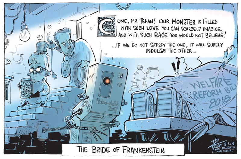 Cartoon: the Bride of Frankenstein