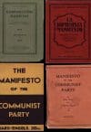 Communist Manifesto book covers