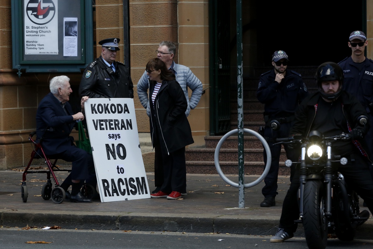 far-right protest