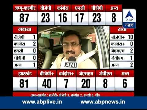 BJP's Ram Madhav is confident of forming Government in both states