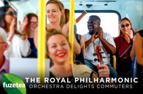 The Royal Philharmonic Orchestra and Fuze Tea help give commuters back their ‘me-time’