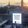 300 billboards outside Helsinki, Finland