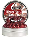 Crazy Aaron's Thinking Putty, 1.6 Ounce, Precious Gems Burmese Ruby