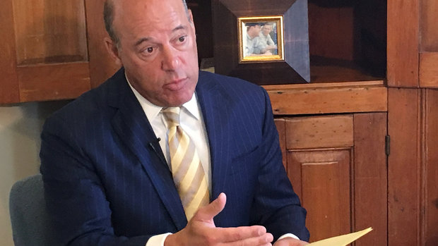 Ari Fleischer speaks during an interview with Reuters in his office in Bedford, New York, U.S. September 7, 2016. Picture taken September 7, 2016.  REUTERS/Hussein Waaile