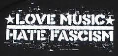 love music - hate fascism