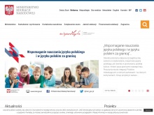 Ministerstwo Edukacji Narodowej - WordPress obsługuję oficjalną witrynę MEN RP w języku polskim i angielskim.