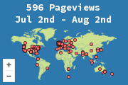 Locations of visitors to this page