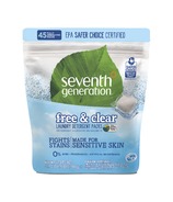 Seventh Generation Natural Laundry Detergent Packs Free & Clear