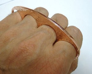 Copper brass knuckles   2