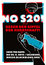  Bannerwerbunb: NO S20. Gegen den Gipfel der Herrschaft - 20. Septeber 2018 in Salzburg 