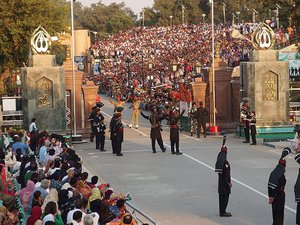 Wagah border ceremony2