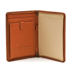 A4 Compendium with Tablet Sleeve in Black or Tan