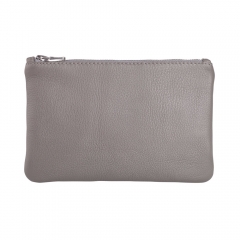 Perfect Leather Pouch - Grey