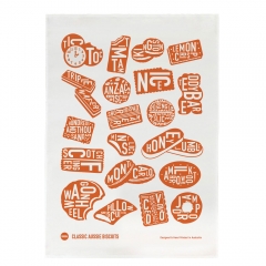 Classic Aussie Biscuits Tea Towel 