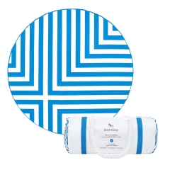 Round Beach Towel - Blue