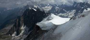 WINNER: Ice trails. Trekkers climb to the summit of Mont Blanc, the highest peak in Europe. Click to see the rest of the ...