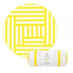 Round Beach Towel - Yellow