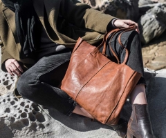 Monterey Leather Tote - Various Colours