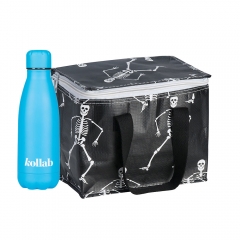 Skeleton Insulated Lunch Box & Flask Set