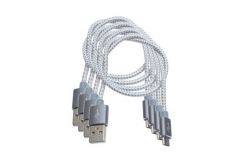 LuxeTech - Micro Android 30cm Cables - Grey