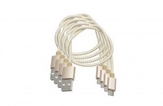 LuxeTech - Micro Android 30cm Cables - Gold